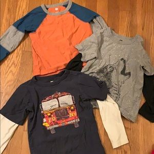 Set of 3 boys Tea Collection long sleeved shirts